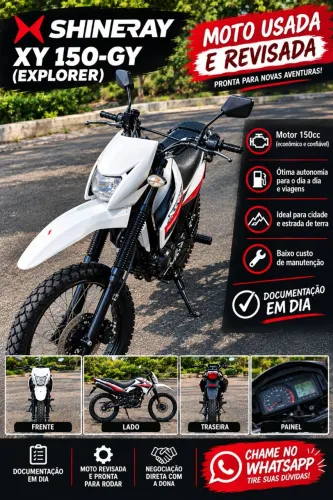 Shineray 150 - moto revisada!!