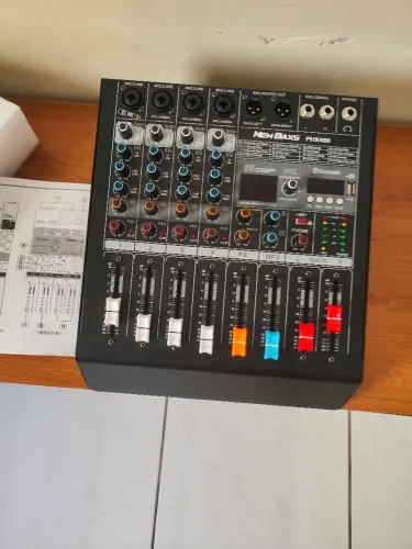 Lançamento mesa de som amplificada