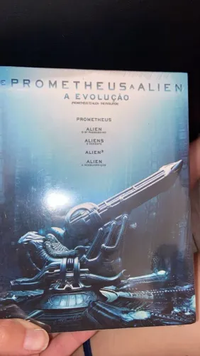Box 5 blueray Prometheus x alien a evolução