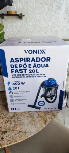 Aspirador de Pó e Água Vonixx Fast 20L 1400W 220V
