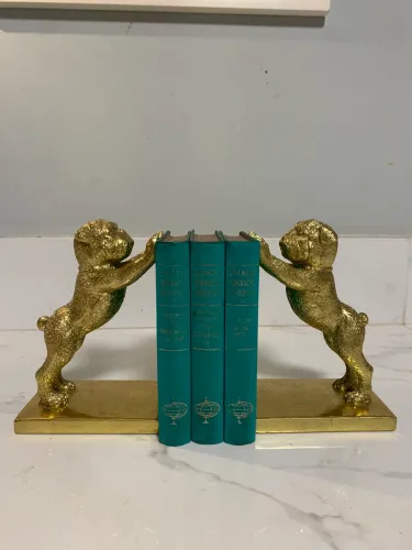 Par de aparadores de livros