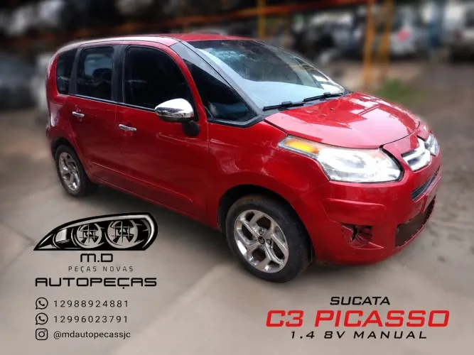 SUCATA C3 PICASSO 1.4 8v 2013