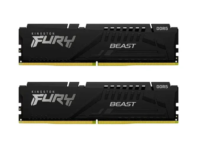 Kit Memória 2x32GB DDR5 5600MHz/1.25V (PC5-44800) KINGSTON FURY Beast [KF556C36BBEK2-64]