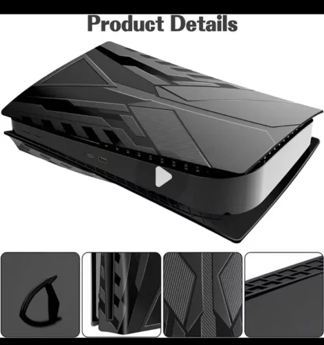 Tampa ps5 Fat preto