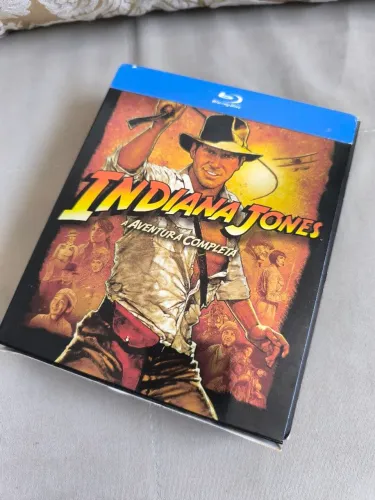 Blu-ray Steelbook Indiana Jones Coleção 4 Filmes 5 Discos 1080p