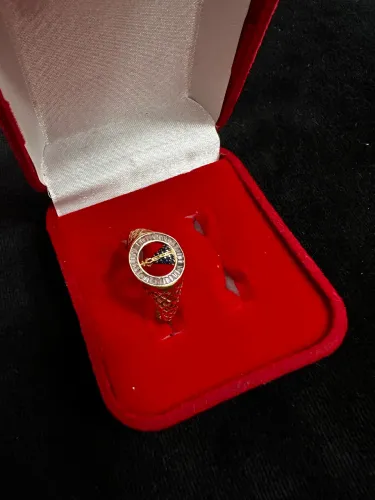 Anéis Femininos de ouro 18k procedência garantia eterna