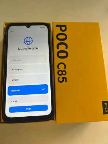 Celular Xiaomi c85 novo, com película e capinha