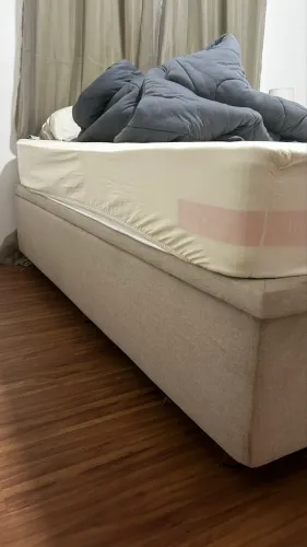 Cama Box Baú + Colchão de Casal inducol