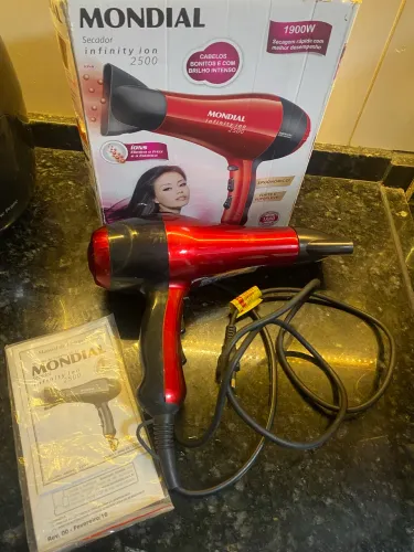 Secador de cabelo, mundial infinito íon