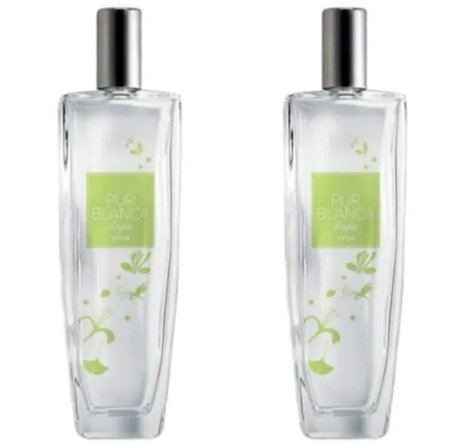 kit 2 colônia pur branca feminino original da avon lacrado aproveite e compre o seu