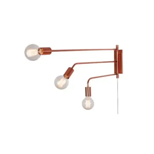Arandela de Parede Agni Articulado Triplo 36x7x78cm Metal