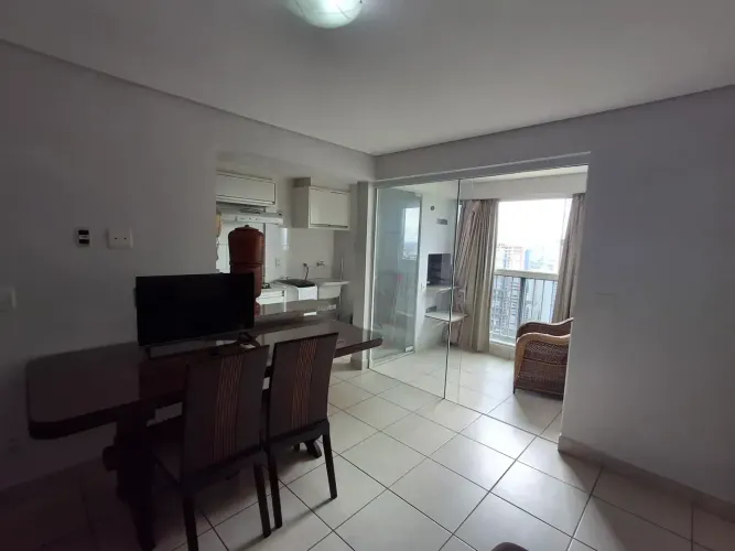Apartamento 45 M² 1 quarto Mobiliado aluguel Jardim Goiàs com vista para o Parque Flamboya