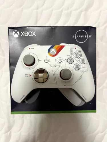 Controle Xbox Starfield Edition - *EDIÇÃO RARA* - USADO + Bateria OFICIAL XBOX