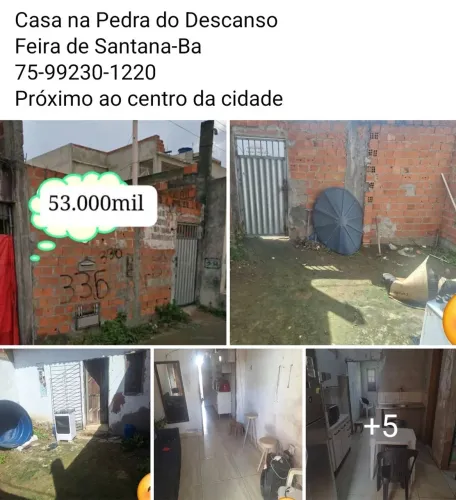 VENDO CASA No Bairro PEDRA DO DESCANSO