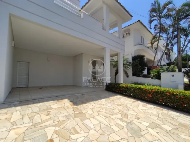 Casa 3 Suítes, Piscina, Churrasqueira Para Alugar Condomínio Terras De Piracicaba IV Pirac