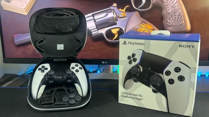 DualSense Edge + Case + Paddles | Caixa | Completo