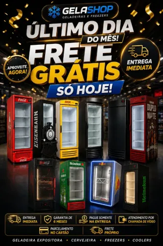 Geladeira expositora - cervejeira - freezer