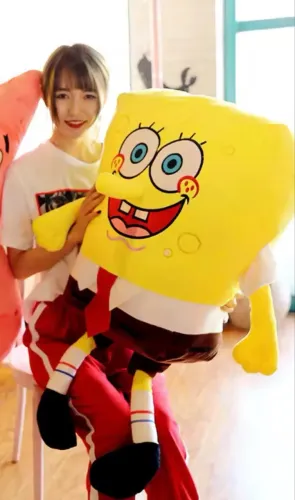 Bob Esponja pelúcia 100cm gigante 