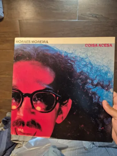 LP Moraes Moreira Coisa Acesa (1982) Capa Dupla + Encarte - Excelente Estado
