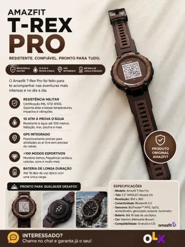 Smartwatch Amazfit T Rex PRO