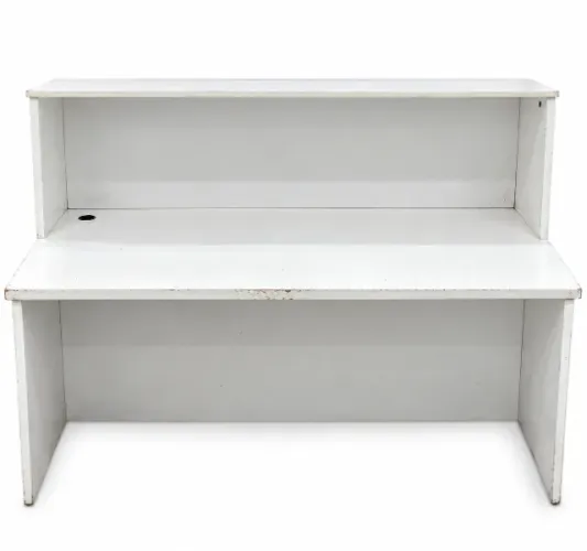 Balcão Atendimento Recepção Consultório Branco MDF Usado