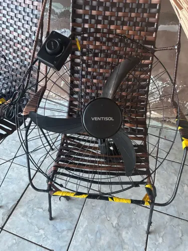 Ventilador de Parede Ventisol, industrial, com controle de velocidade