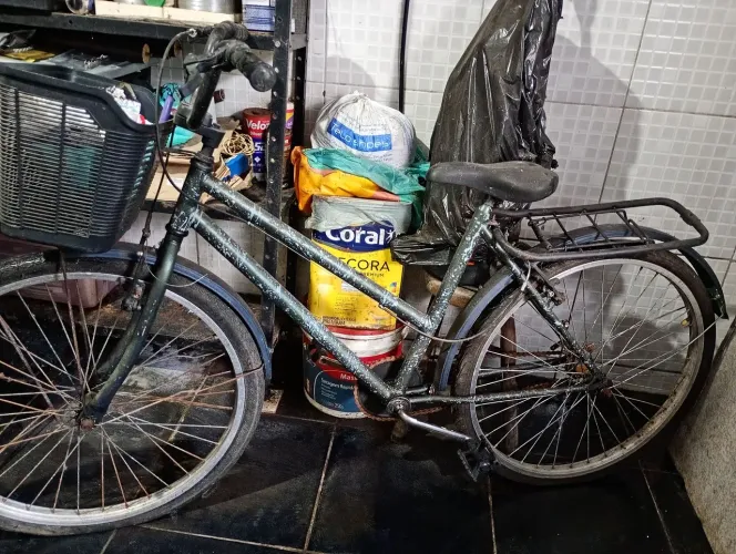 Bicicleta só estrutura tá boa