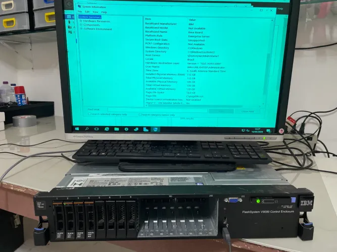 Servidor do ibm 3650 m4 128gb  +2 hd 300gb 15k 