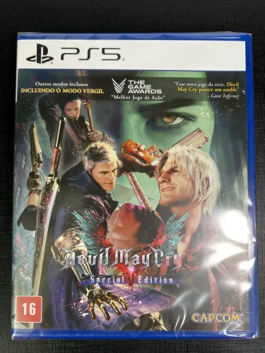 Jogo "Devil May Cry 5" special edition - PS5 - lacrado - mídia física - em PT-BR