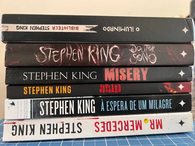 Kit 6 livros Stephen King