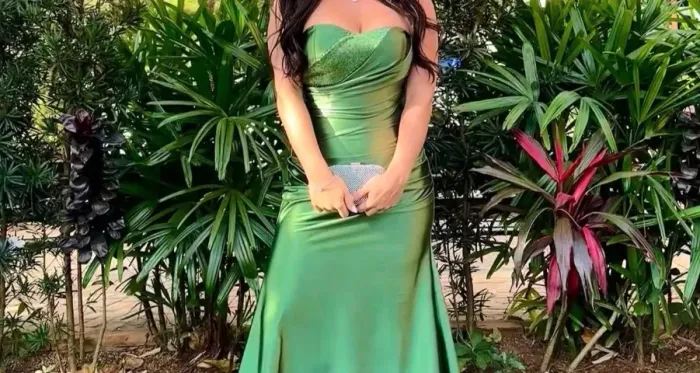 vestido longo sereia elegante (casamentos, formaturas, eventos