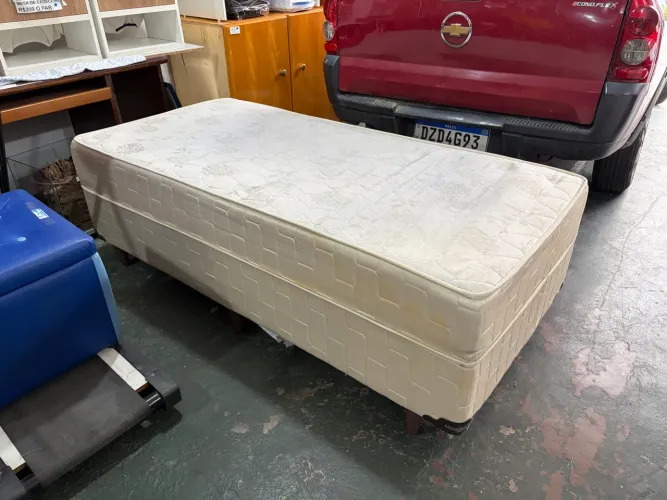 Cama box solteiro conjugada