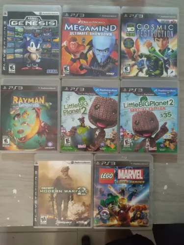 Jogos PS3 (Lotes de 8 Jogos)