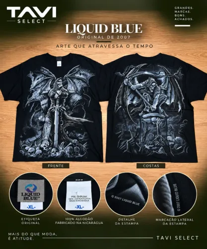 Camiseta Liquid Blue 2007 - Grim Reaper