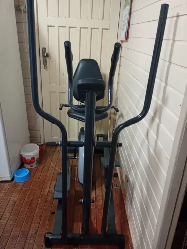 Bicicleta ergométrica horizontal com Elíptico Drean fitness mag 5000D