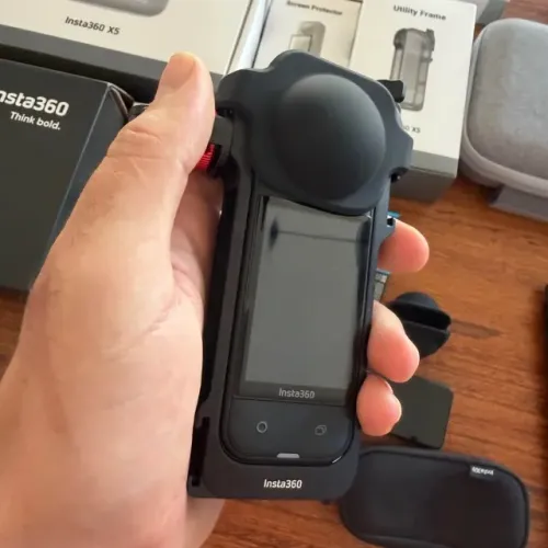 Insta360 X5 8K 360 graus - Kit Completo com Acessórios Originais