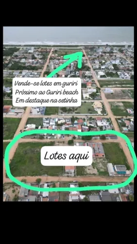 Venda de lotes em guriri escriturados