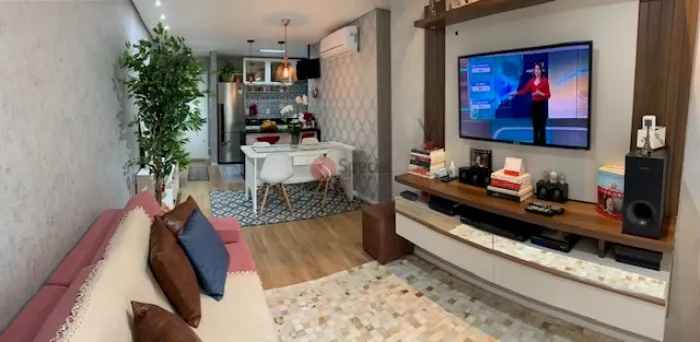 Apartamento novo terraço gourmet , finamente mobiliado e decorado para venda ou locação no