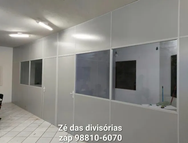 Divisórias Eucatex para escritório Fabricamos Montamos