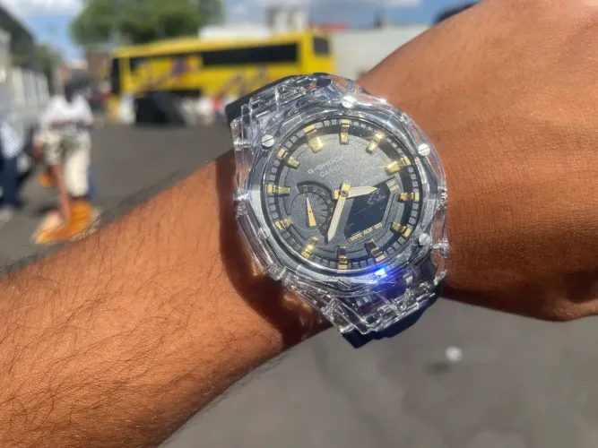 Relógio G-SHOCK TRANSPARENTE!! Aprova de Água!! PROMOÇÃO!!