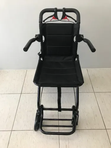 Cadeira De Transporte Pro6000 Dobrável Leve Suporta Até100kg