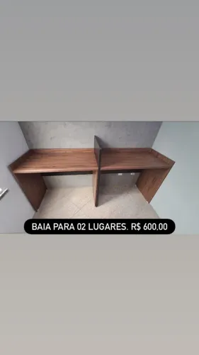 Vendo Baia 02 lugares para escritório.