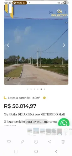 Terreno Lucena-PB 720m²