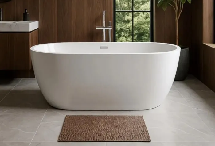 Banheira de imersão freestanding de luxo 1,70 m