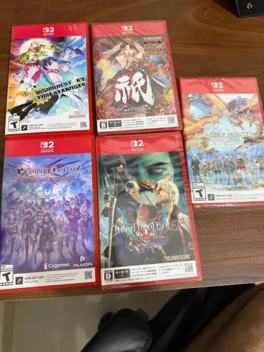 Jogos lacrados e semi novos Switch 2