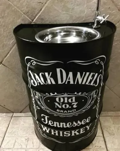 Lavabo Pia - Barril/tambor Decorativo