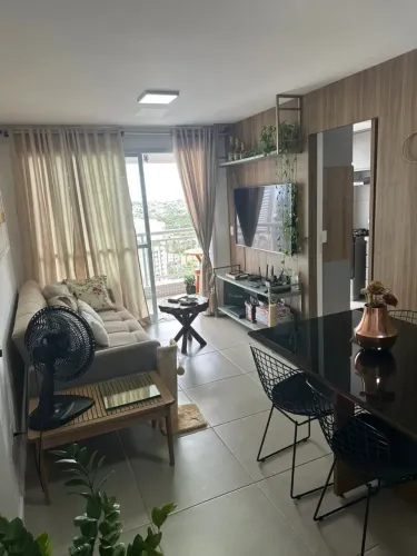 Reserva da Praça - Andar Alto - Mobiliado - 72 metros - 3 quartos + 2 vagas - Lazer Comple