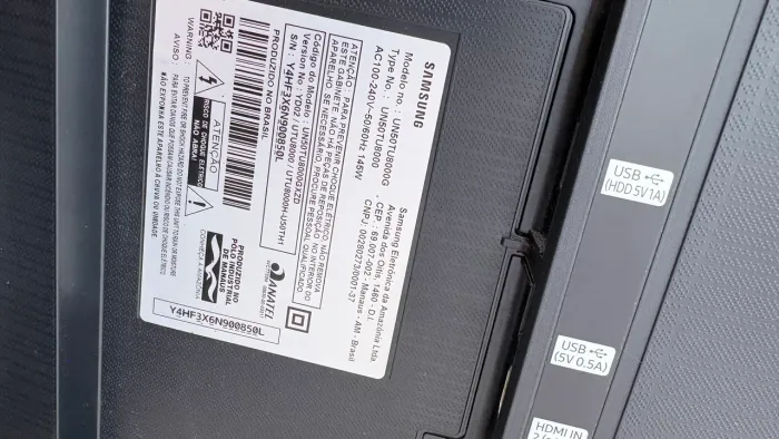 TV 55? Samsung com defeito na tela