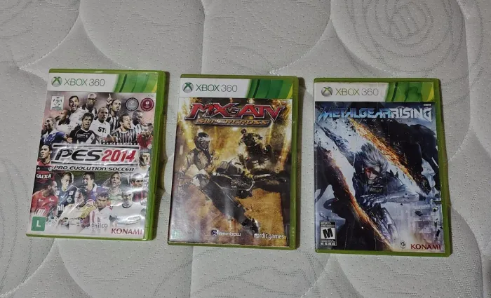 ?VENDO 3 JOGOS ORIGINAIS XBOX 360 PERFEITOS PARA CONSOLE BLOQUEADO ?