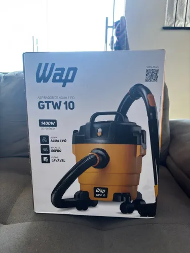 Aspirador de Pó e Água WAP GTW 10 1400W de Potência com Bocal de Sopro